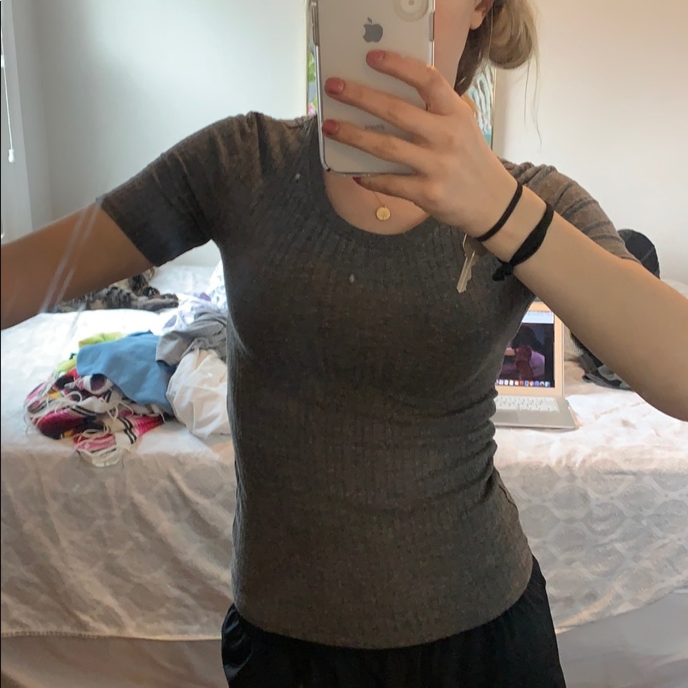 Gray Topshop Shirt